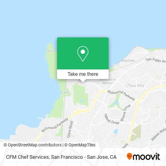 CFM Chef Services map