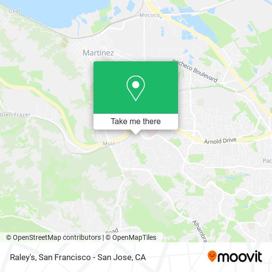 Mapa de Raley's