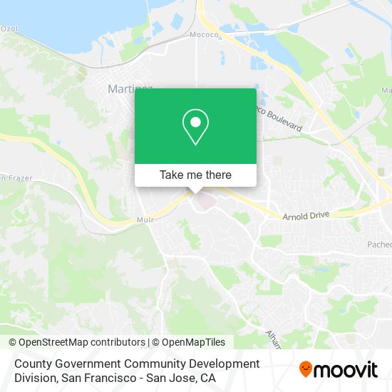 Mapa de County Government Community Development Division