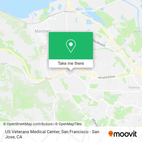 Mapa de US Veterans Medical Center