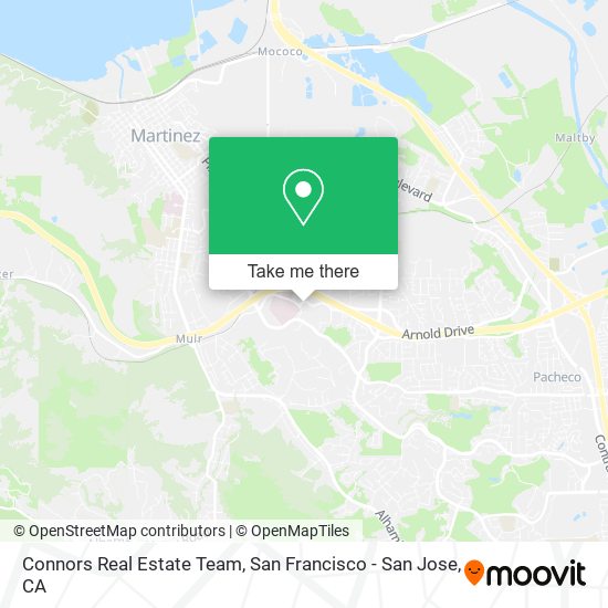 Connors Real Estate Team map