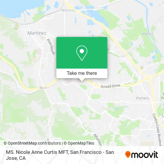 Mapa de MS. Nicole Anne Curtis MFT