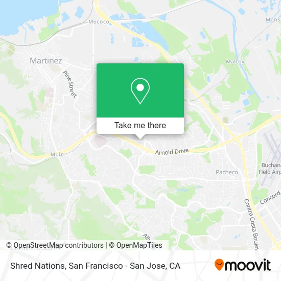 Shred Nations map