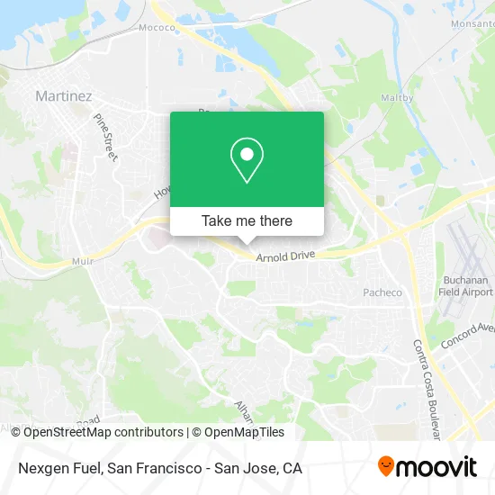 Mapa de Nexgen Fuel