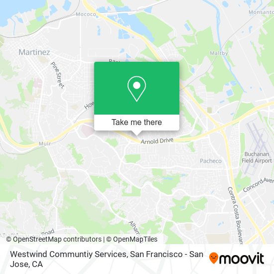 Westwind Communtiy Services map