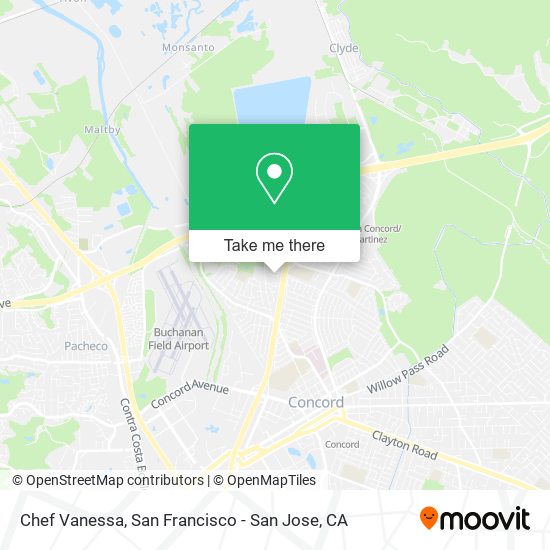 Chef Vanessa map