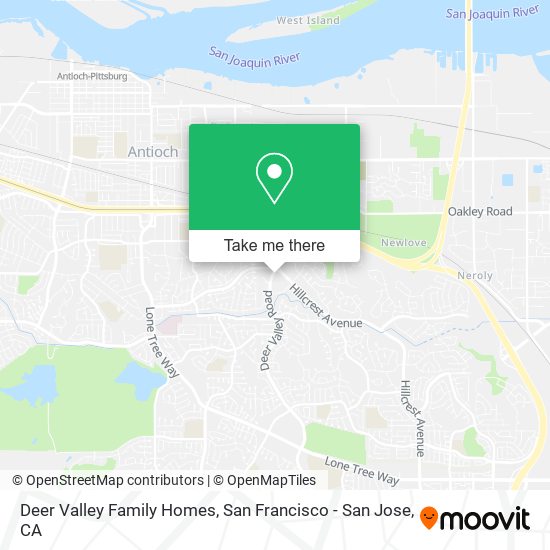 Deer Valley Family Homes map