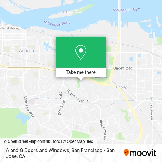 A and G Doors and Windows map