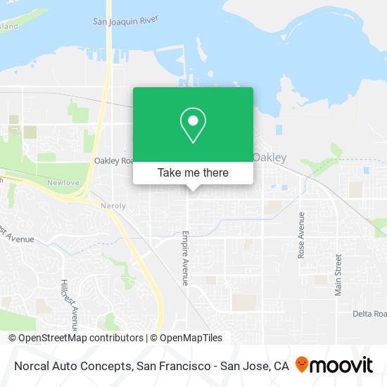 Norcal Auto Concepts map