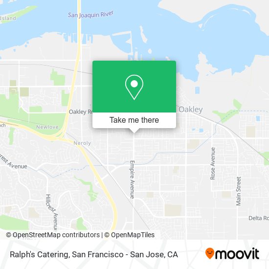 Ralph's Catering map