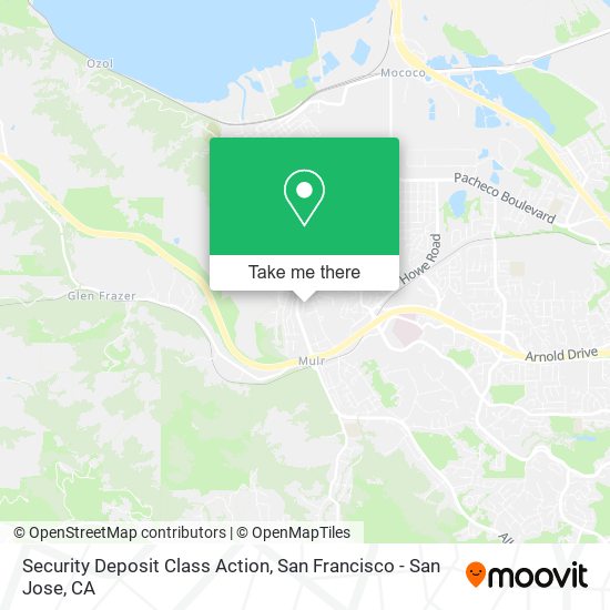 Security Deposit Class Action map