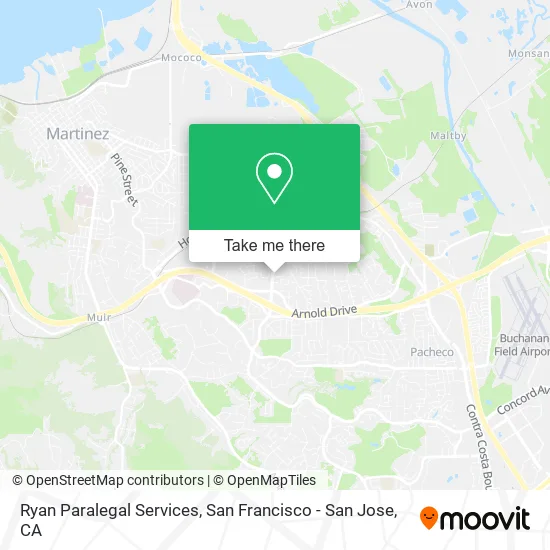 Mapa de Ryan Paralegal Services