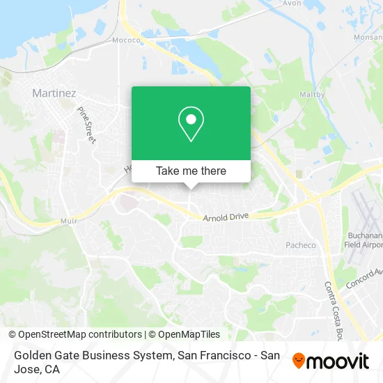 Mapa de Golden Gate Business System