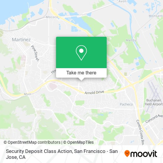 Security Deposit Class Action map