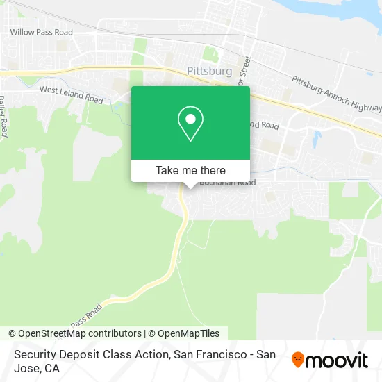 Security Deposit Class Action map