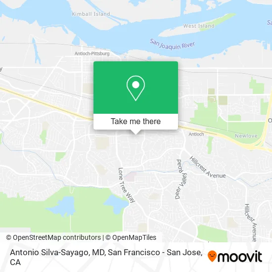 Antonio Silva-Sayago, MD map