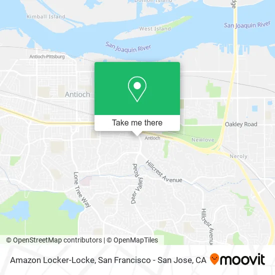 Amazon Locker-Locke map