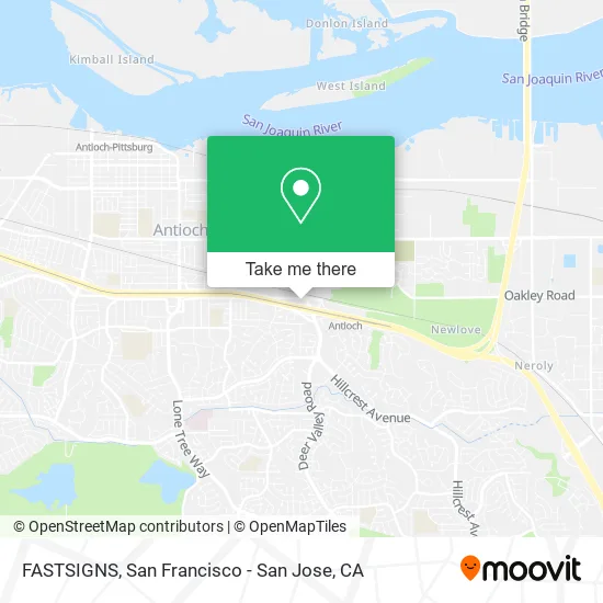 FASTSIGNS map