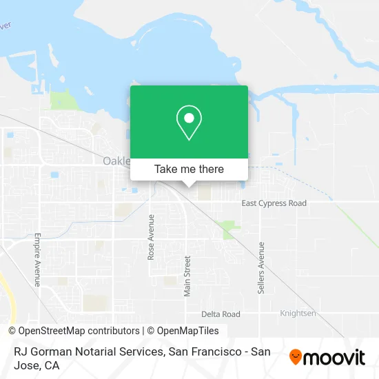 RJ Gorman Notarial Services map