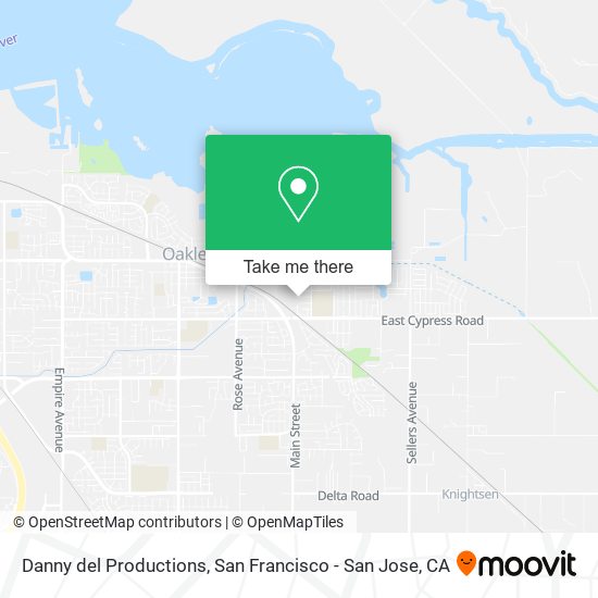 Danny del Productions map
