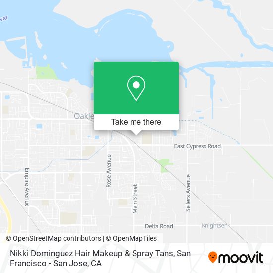 Nikki Dominguez Hair Makeup & Spray Tans map