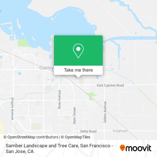 Samber Landscape and Tree Care map