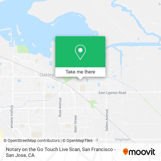 Notary on the Go Touch Live Scan map