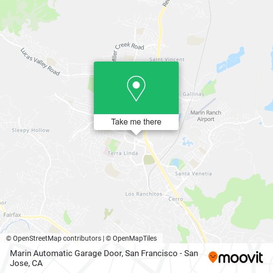 Mapa de Marin Automatic Garage Door