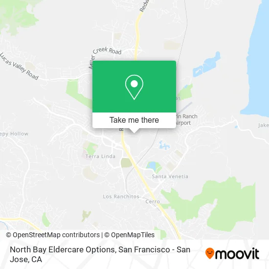 Mapa de North Bay Eldercare Options