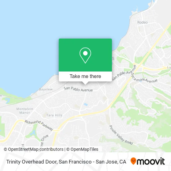 Trinity Overhead Door map
