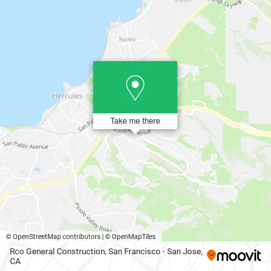 Rco General Construction map