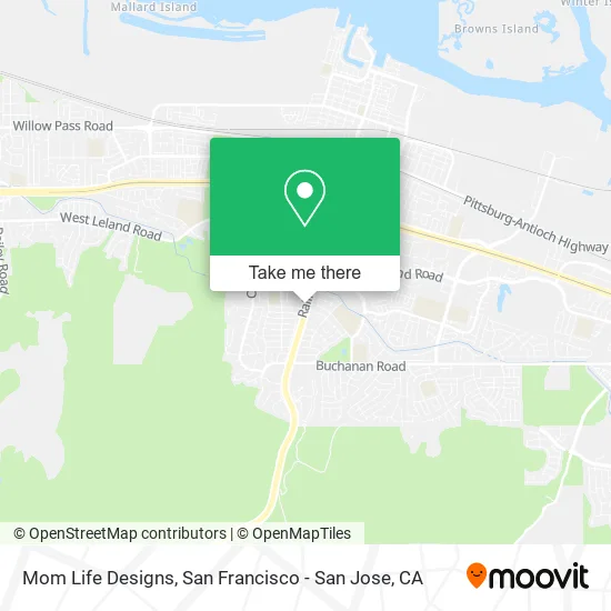 Mom Life Designs map