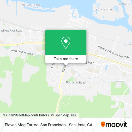 Eleven Mag Tattoo map