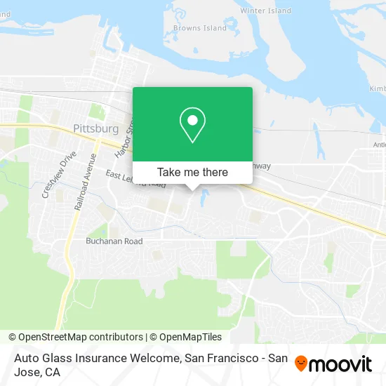 Auto Glass Insurance Welcome map