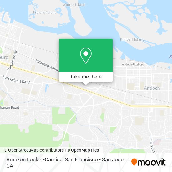 Mapa de Amazon Locker-Camisa