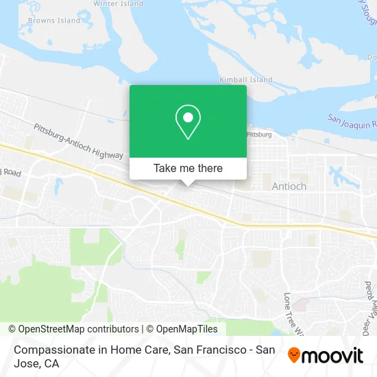 Compassionate in Home Care map