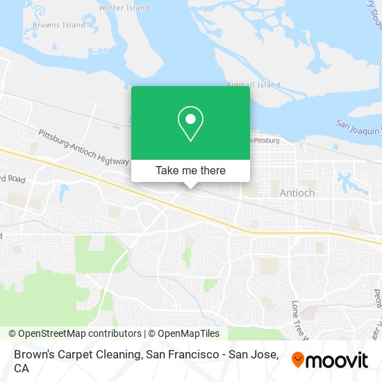 Brown's Carpet Cleaning map