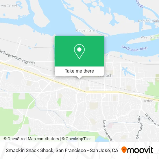 Smackin Snack Shack map