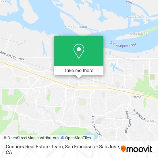 Connors Real Estate Team map