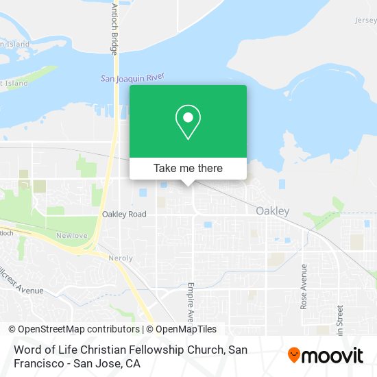 Word of Life Christian Fellowship Church map