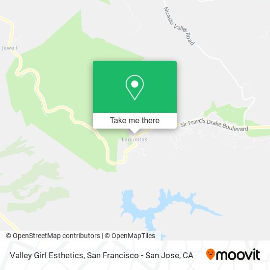 Valley Girl Esthetics map