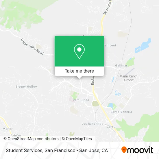 Student Services map