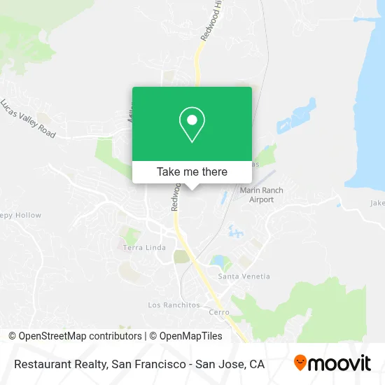 Restaurant Realty map