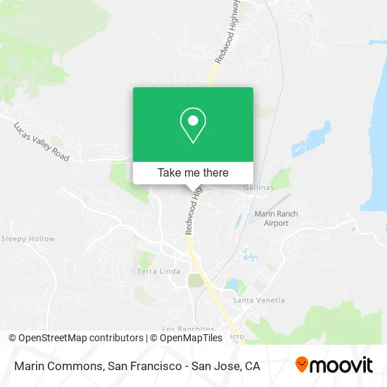 Marin Commons map