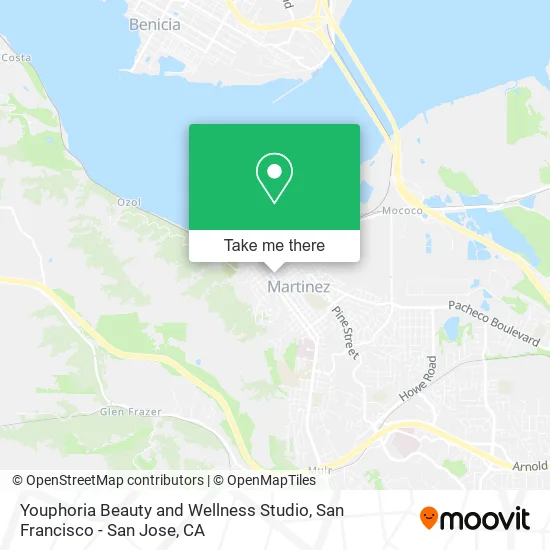 Youphoria Beauty and Wellness Studio map