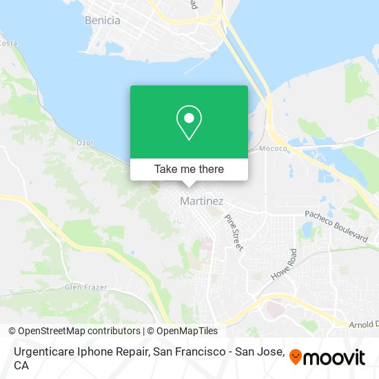 Mapa de Urgenticare Iphone Repair