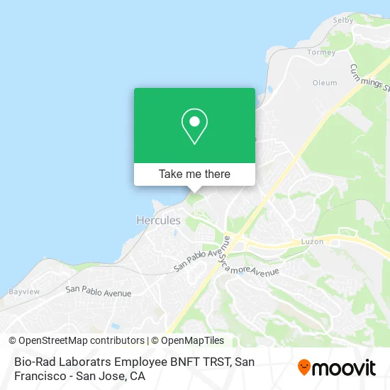 Bio-Rad Laboratrs Employee BNFT TRST map