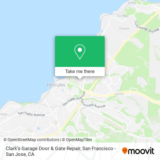 Mapa de Clark's Garage Door & Gate Repair