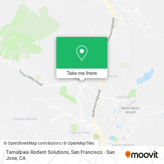 Mapa de Tamalpais Rodent Solutions