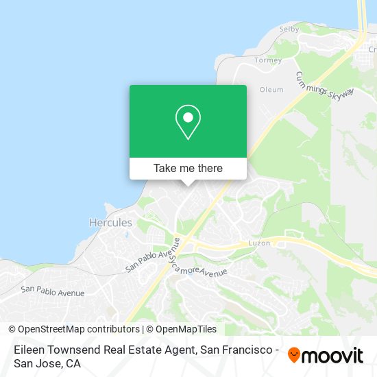 Eileen Townsend Real Estate Agent map